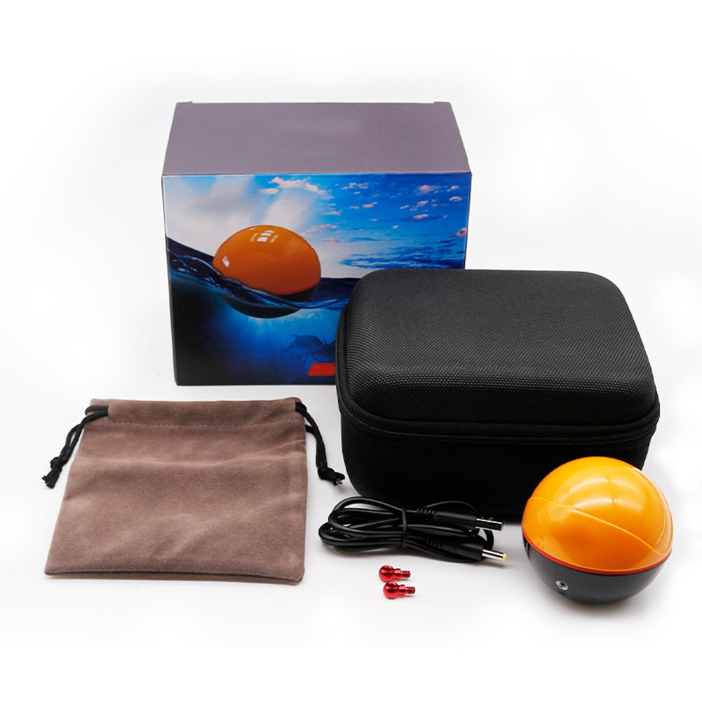 DAMIFU 0.8-60m F68 Wireless Fish Finder Depth FOR Echo Sounder Dual Band Fish Finder F68W Wi-Fi version